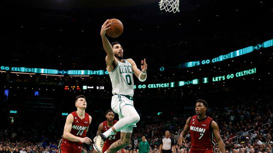 BSJ Game Report: Celtics 134, Heat 121 - Celtics offense mows through Heat zone for 5th straight win taken at TD Garden (Celtics)